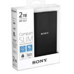 Sony 2 TB Wired External Hard Disk Drive  (Black)