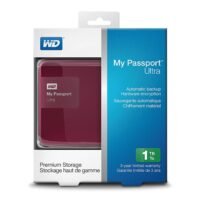 WD My Passport Ultra 1 TB Wired External Hard Disk Drive (Berry)